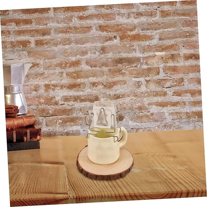 NUOBESTY Stainless Steel Drip Coffee Holder Stand Portable Coffee Filter Bag - Image 6