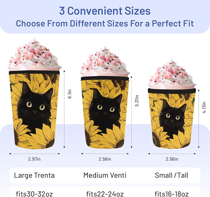 Iced Coffee Sleeve Reusable Cup Sleeves - Image 2