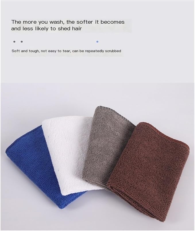 12PK Multi-Color Microfiber Cleaning Cloths, Thick & Soft - Image 6