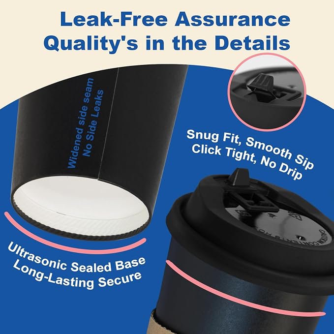 16 oz 500 Pack Coffee Cups - Image 4