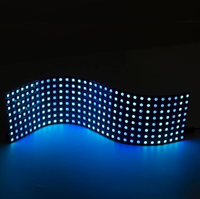 WS2812B RGB LED Digital Individually Addressable Panel Light LED Module Matrix - Image 6