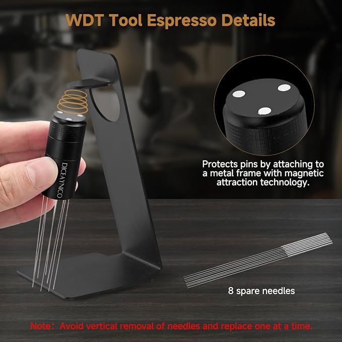 WDT Espresso Stirrer Tool, Espresso Distribution Tool, 8x0.4mm 304 Stainless - Image 3