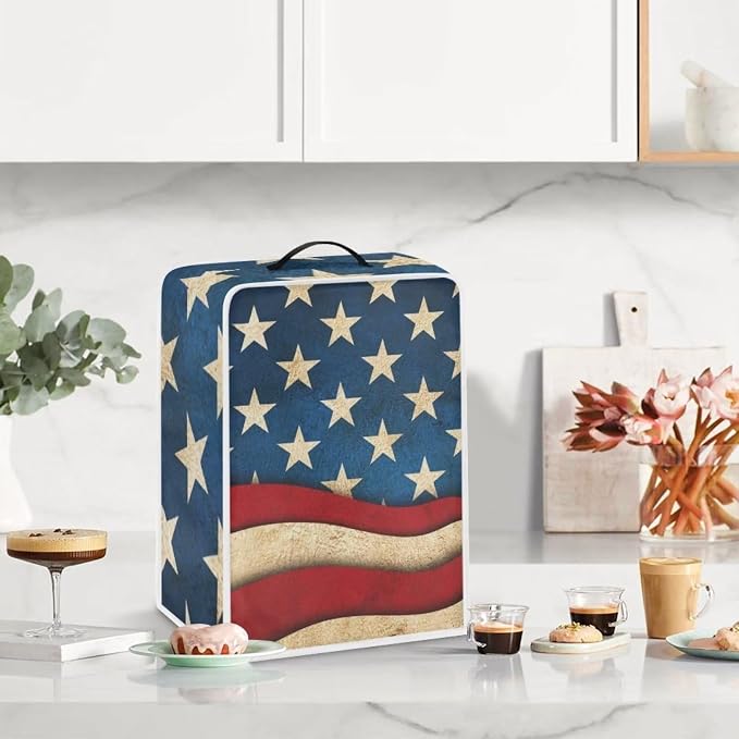 American Flag Coffee Maker Cover Coffee Machine Dust Cover Stain Resistant - Image 3