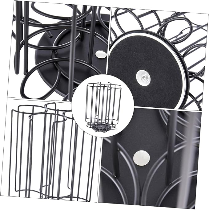SHOWERORO 1pc Rotating Coffee Capsule Holder Large Capacity Storage Rack - Image 7