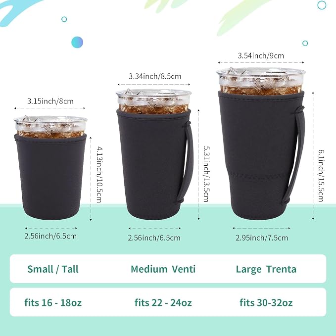 Iced Coffee Sleeve Insulator Sleeves - Image 2