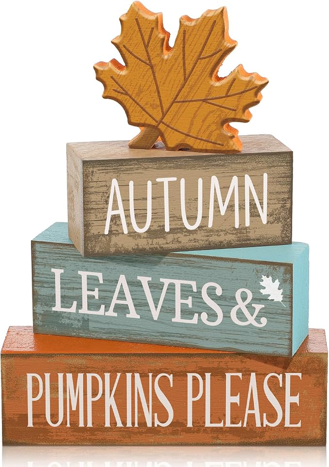 Lineshading 4 Pcs Fall Decorations by Lineshading