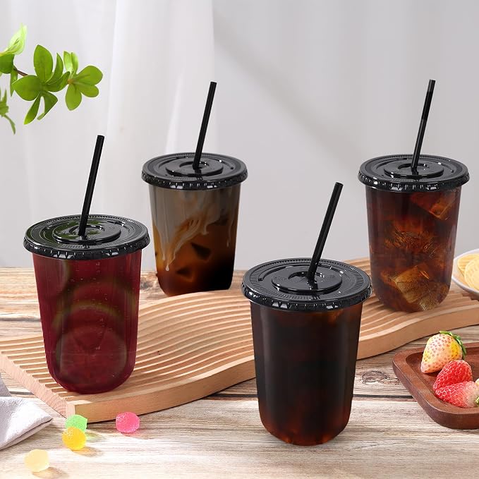 tchrules 100 Set 16oz Plastic Cups - Image 4