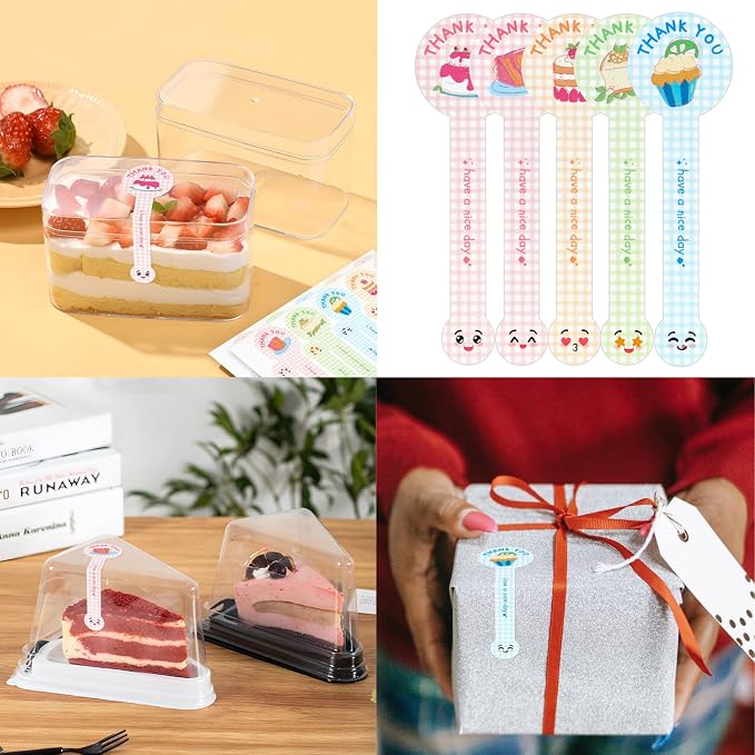 Beyonday 300pcs Handmade Lollipop Baking Stickers - Image 5