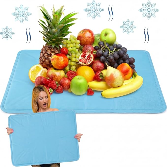 Reallnaive 2 Pcs Reusable Freezable Ice Mat by Unknown