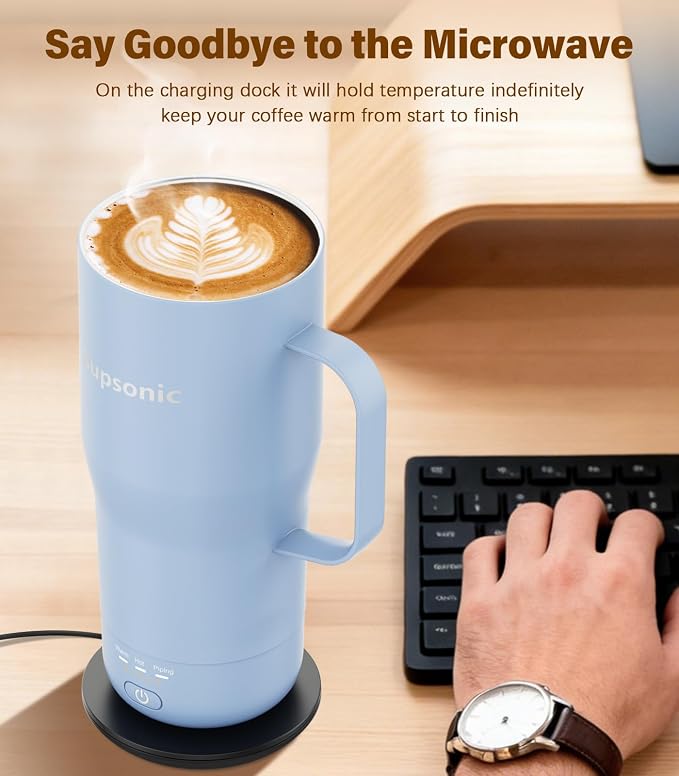 Supsonic - Smart Heated Coffee Mug, 20oz Rechargeable Self Heating Mug - Image 3