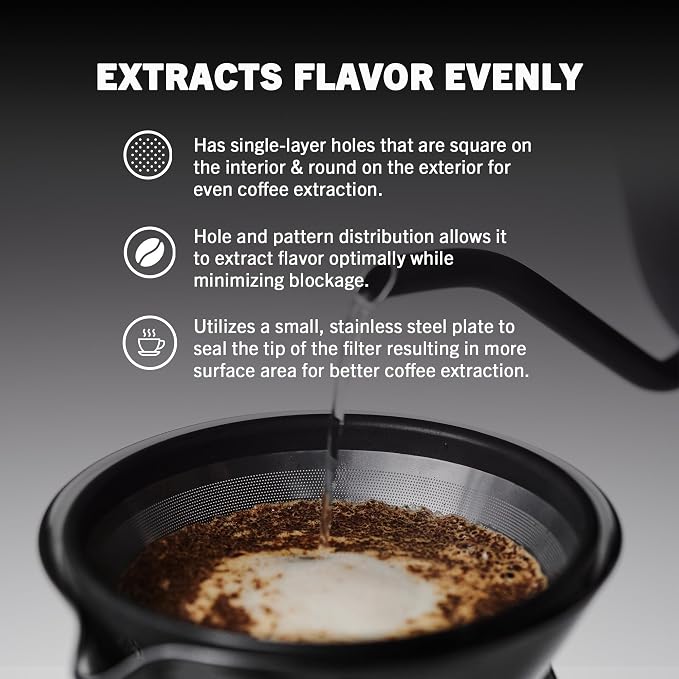 Able KONE: Reusable Stainless Steel Coffee Filter Compatible - Image 5
