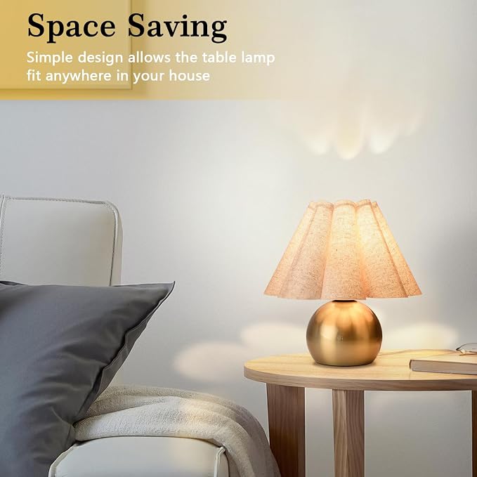 Gold Small Touch Control Table Lamp - Image 6