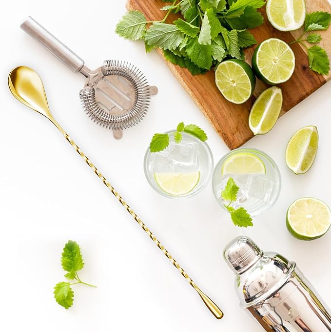 12 Inches Bar Spoon, Long Handle Mixing Stirrers - Image 3