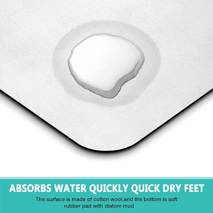 Coffee Bar Mat Accessories for Countertop Absorbent Hide Stain Rubber Backed - Image 7