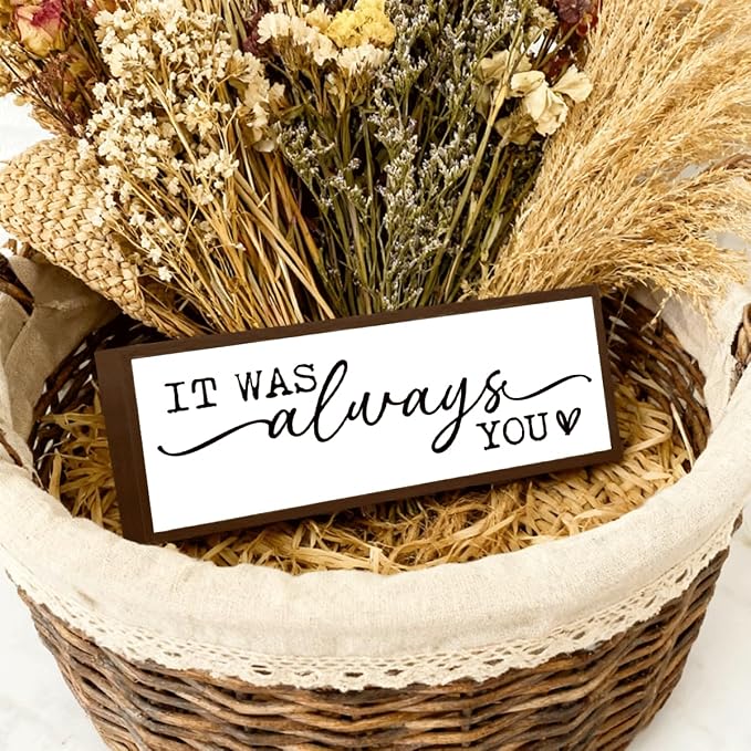 Romantic Wood Sign, Tabletop Decors, Decorative Wooden Table Signs, Master - Image 3