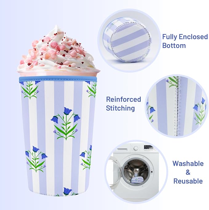 Iced Coffee Sleeve Reusable Cup Sleeves - Image 5