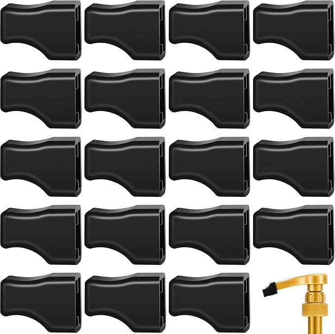 Zhehao 20 Pcs Coffee Syrup Pump Tip Cap Pourer Covers Rubber Caps Fits by Zhehao