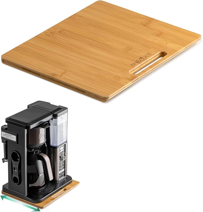 ANBOXIT Bamboo Appliance Slider, Sliding Tray by ANBOXIT