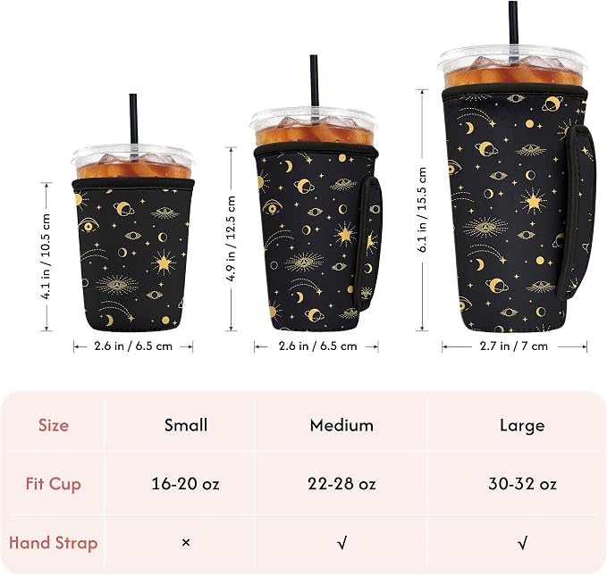 Reusable Insulated Neoprene Iced Coffee Sleeve - Image 4