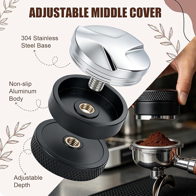 Espresso Accessories Kit, 51mm Coffee Tamper - Image 4