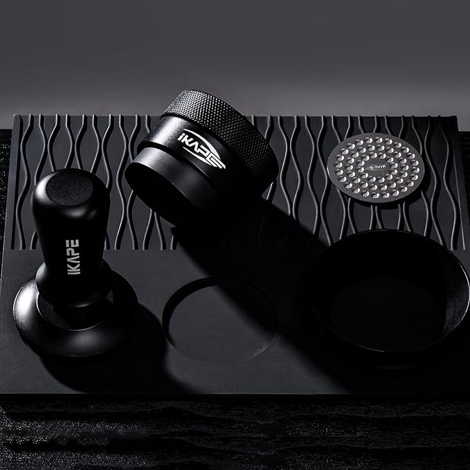 IKAPE 53MM Coffee Tamper Set Black 6 IN 1, Espresso Tool Kit - Image 8