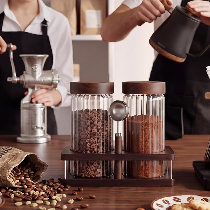 Suclain Glass Coffee Grounds Container - Image 5