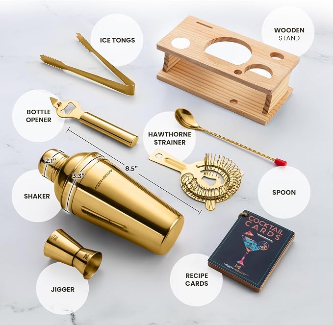 Modern Mixology Cocktail Shaker Set - Image 2