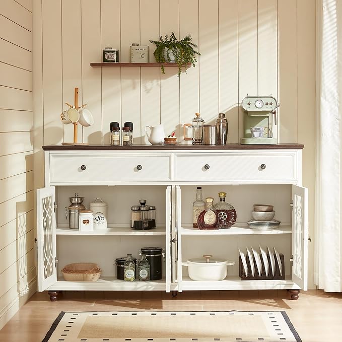 Joaxswe Large Sideboard Buffet Cabinet - Image 8