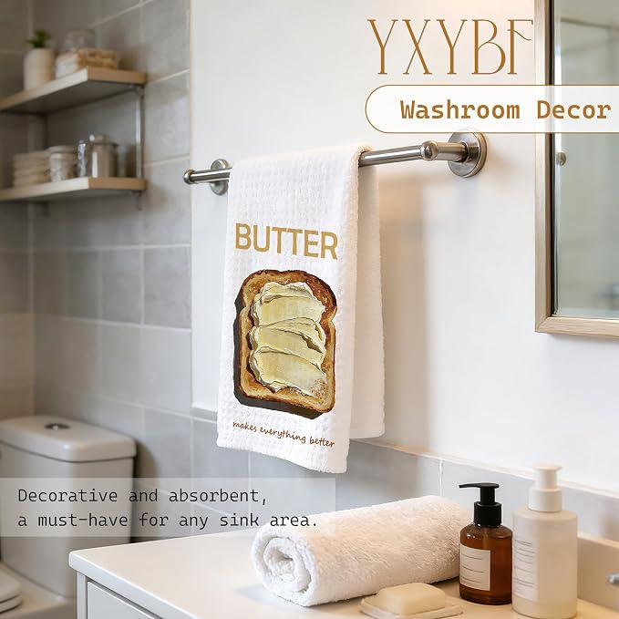 Butter Lover Gifts Hand Dish Tea Towels - Image 4