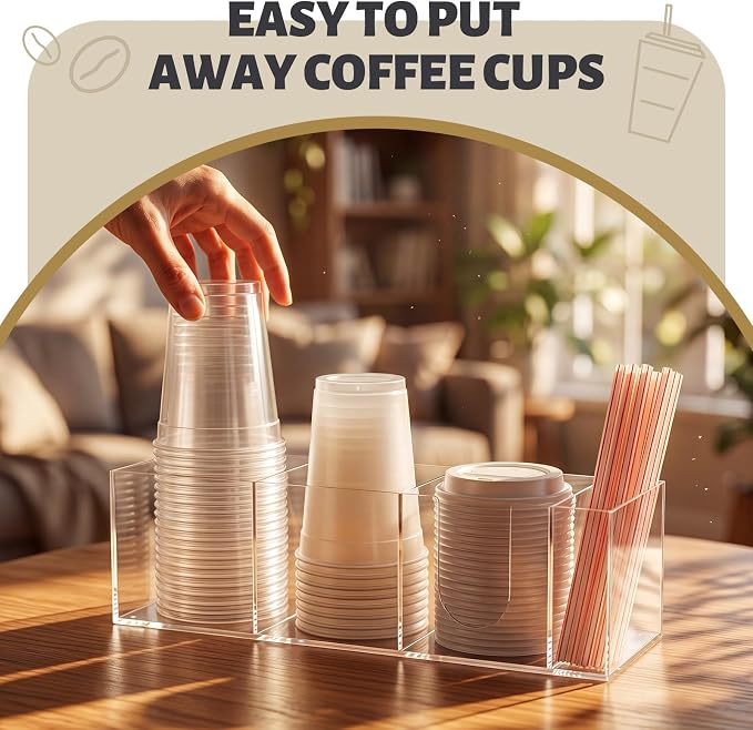 Novabright Acrylic Coffee Cup Holder - Image 4