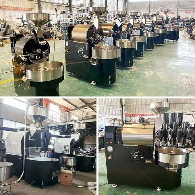 Large Capacity Coffee Roaster Machine Heavy Duty Drum Coffee Bean Roaster - Image 7