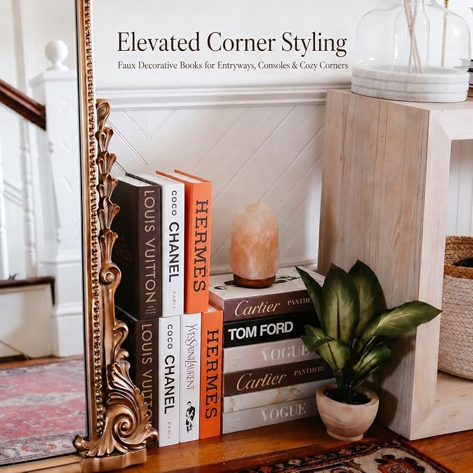 PROBENEX 7 Pcs Decorative Books | Faux Suite Coffee Table & Shelf Decor | - Image 5