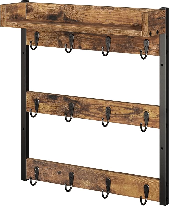 YATINEY Coffee Mug Holder Stand, 3 Tier Mug Tree Rack, Hanging 12 Cups by Yatiney