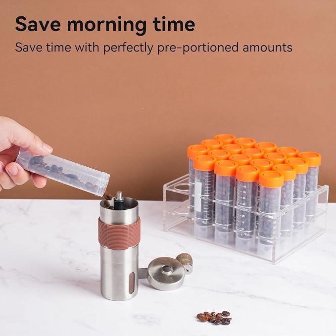 20Pcs Single Dose Coffee Bean Storage Tubes - Image 7