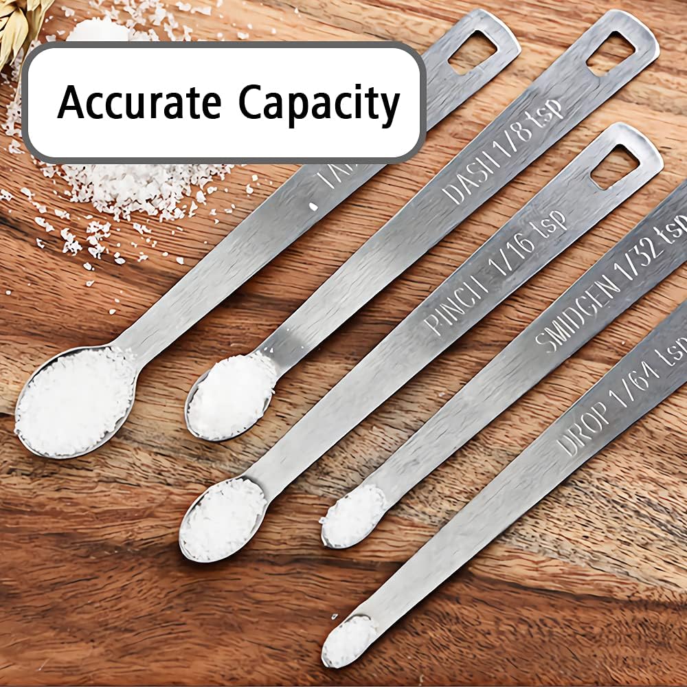 1PCS 1/64 Teaspoon(1/64tsp, 0.08ml, Drop) Single Tiny Measuring Spoon, Small Individual Stainless Steel Measure Spoons Only