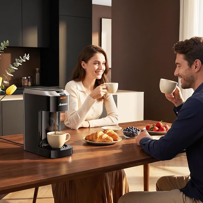 Single Serve Coffee Maker for K Cup Pods, One Button Coffee Maker, 6-14oz Brew - Image 8