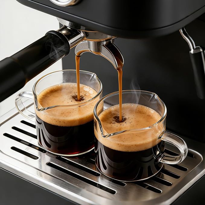 DWTS DANWEITESI Espresso Cups Set of 2: Espresso Machine Accessories by DWTSDANWEITESI