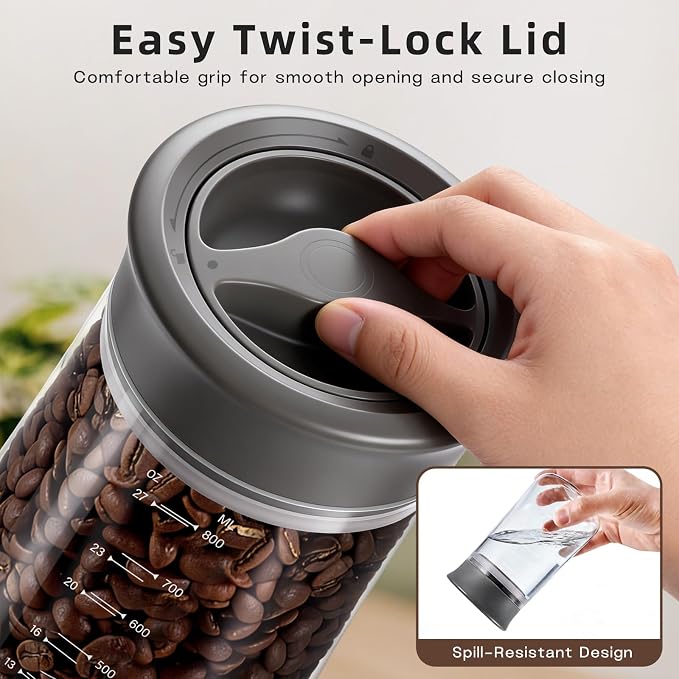 Coffee Canister, Glass Jars - Image 5