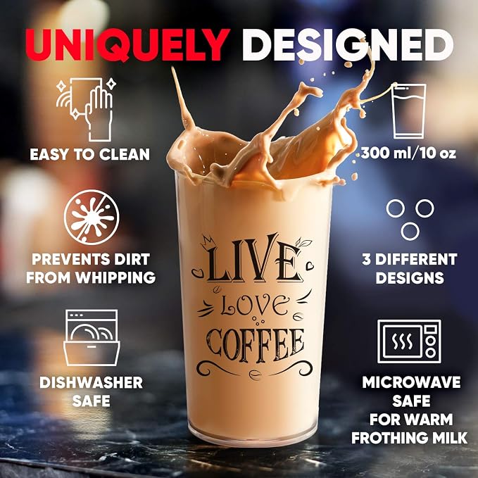 PowerLix Powerful Handheld Milk Frother - Image 2