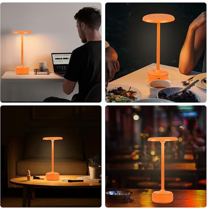 HAPYGI 5200mAh Rechargeable Cordless LED Table Lamps Touch Sensor Light - Image 5