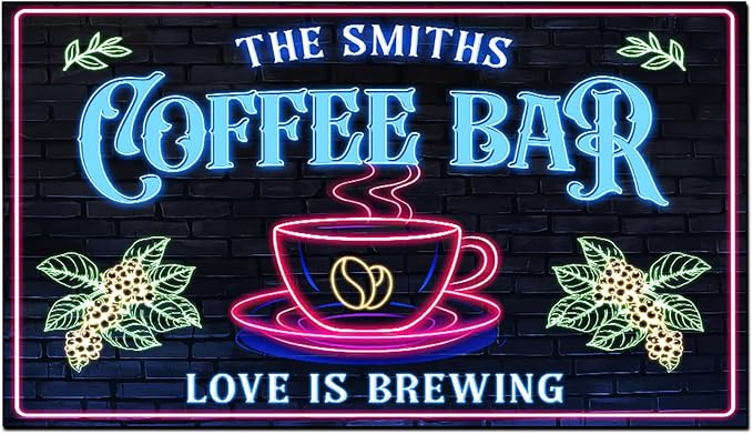 THUYPT Personalized Coffee Mat, Coffee Station Mat Quick Dry, Coffee Spill Mat by Handmade