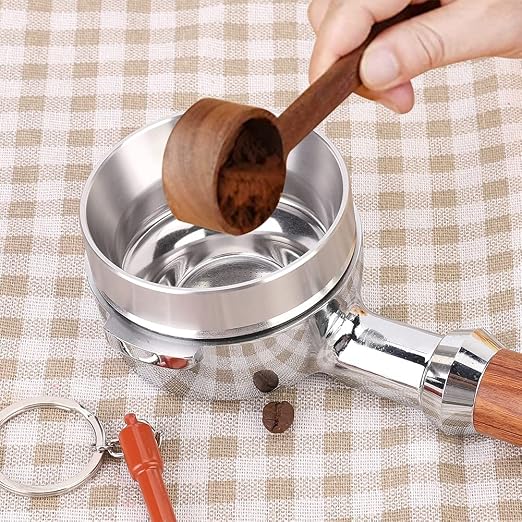 Espresso Dosing Funnel 58mm, Aluminum Magnetic Coffee Funnel Compatible - Image 4