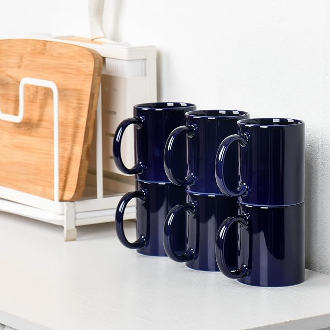 BYCNZB 12oz coffee mug set of 6 Coffee Mugs - Image 4