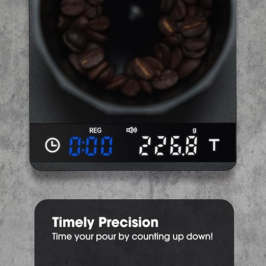 Metal Coffee Scale with Timer, Espresso Scale with Auto Timing, 3 Mode - Image 5