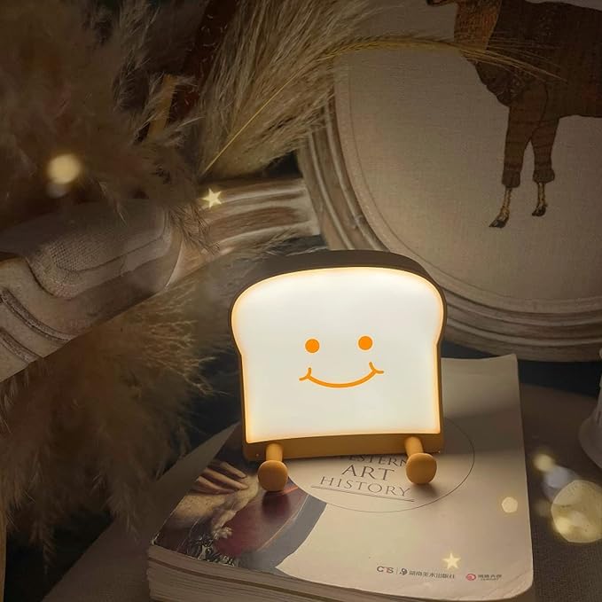 QANYI Toast Bread Night Light, Soft LED Toast Lamp by QANYI