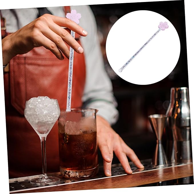 1pc Long Handle Glass Stirring Rod - Image 2