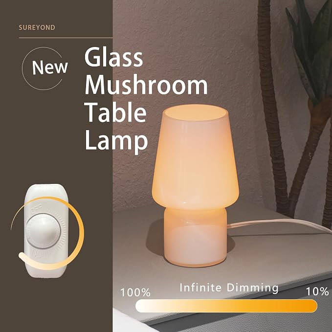 Mushroom Lamp, Mother's Day Gifts, Small Table Lamp, Cute Nightstand Kitchen - Image 2