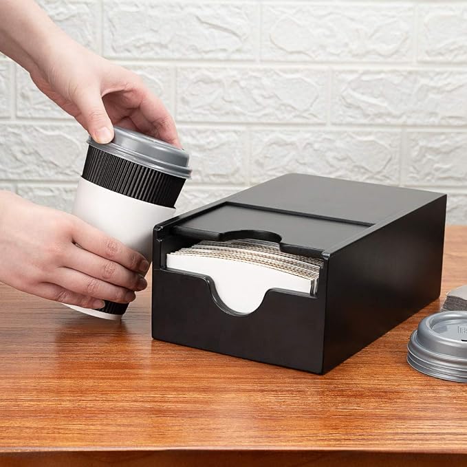 Restaurantware Restpresso 9.5 x 6 x 3.75 Inch Coffee Cup Sleeve Dispenser 1 - Image 8