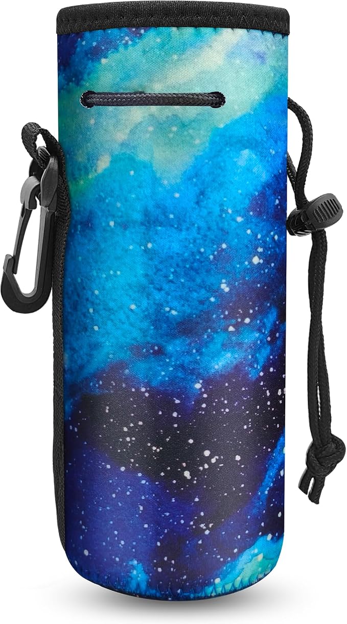 Water Bottle Carrier, Insulated Neoprene Water Gym Travel bottle Holder Bag by ALEIFLEforKidsAdultsCosplayGift
