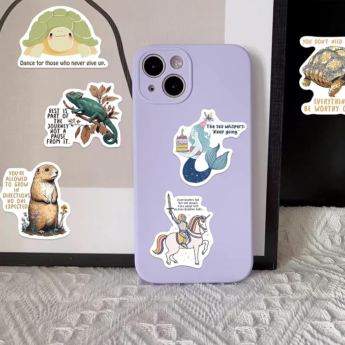 100PCS Emotional Support Animal Stickers Pack, Waterproof Positive Affirmation - Image 5